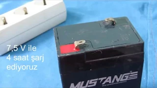 Kuru Akü Canlandırma - Akü Tamiri - Lead Acid Battery Recovery