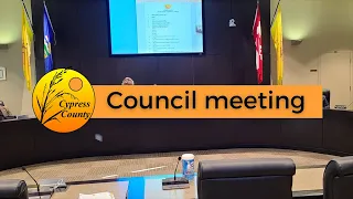 Cypress County council meeting, May 7, 2024