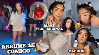 ARRUME-SE COMIGO PARA O SHOW DO ZÉ NETO E CRISTIANO 🤍✨ | make, cabelo, look, acessórios, produtos…