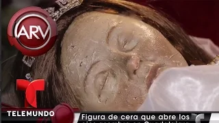 Aseguran en México que figura de cera abrió los ojos | Al Rojo Vivo | Telemundo