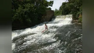 Поездка на речку Крынка село Б-Мешково, Амвросиевский район, водопад.