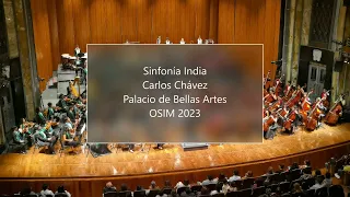 OSIM 2023 | Sinfonía India | Palacio de Bellas Artes