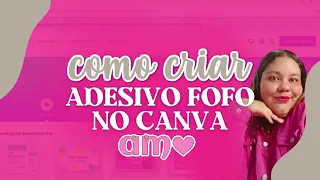 Como criar adesivo fofo pelo canva