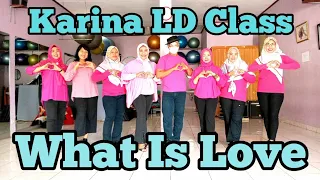 WHAT IS LOVE | Line Dance | Demo by KARINA LD CLASS | Choreo by SWEETY FIVE & ROOSAMEKTO MAMEK