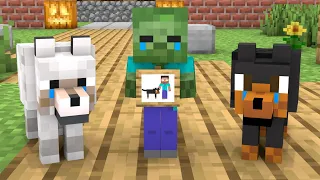 Monster School : Baby Zombie So Kind - Minecraft Animation