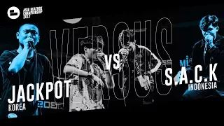 JackPot (KR) vs S.A.C.K (ID)｜Asia Beatbox Championship 2017 Top 4 Tag Team Beatbox Battle