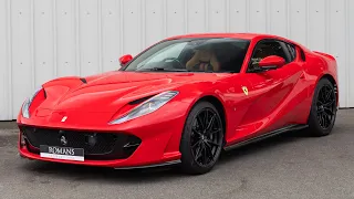 2019 Ferrari 812 Superfast - Rosso Corsa - Walkaround & Interior | Romans International [4K]