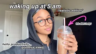 Waking up at 5am for a Week *productive* | online school | LexiVee