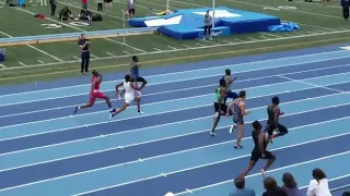 100m mens final University of Toronto track and field Meet 2019
