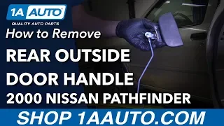 How to Remove Outside Door Handle 96-04 Nissan Pathfinder