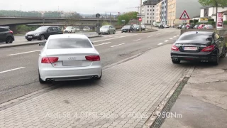 Audi S8 4.0TFSI Stage 1 700ps / 950Nm Exhaust Sound Abgasanlage Beschleunigung acceleration