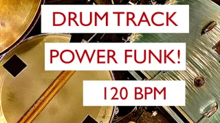 Drum Track Power Funk  Beat 120 BPM