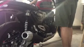 Triumph Speed Twin Exhaust Sound - After xpipe upgrade