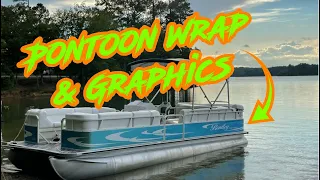 Pontoon Boat Wrap and New Vinyl Graphics