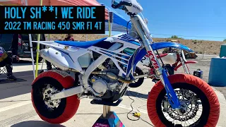 We Ride the 2022 TM Racing SMR 450 FI 4T!!!