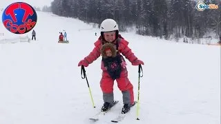 ✔Беби Борн с Ярославой катаются на лыжах в Буковеле. Последний день Путешествия / Doll Baby Born ✔