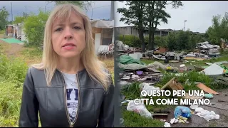 Silvia Sardone: "Periferie di Milano, degrado totale e baraccopoli rom (06.06.24)