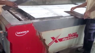 Cutting Rock With A 60,000 Psi Waterjet  Cutting Marble