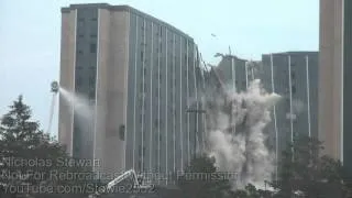 13 Story Building Implosion HD!!