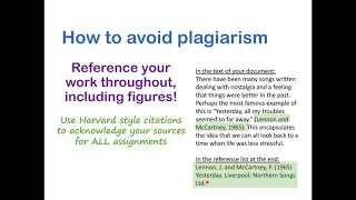 University of Hull Biology - Academic Integrity and Avoiding Plagiarism