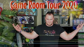 Game Room Tour 2020 I'm Moving! Life Size halo Master Chief!