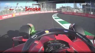 F1 Jeddah Missile Smoke ONBOARD during FP1