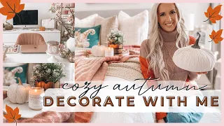 COZY FALL DECORATE WITH ME 2021 | FALL HOME DECOR | Autumn Vibes + COZY FALL FAVORITES