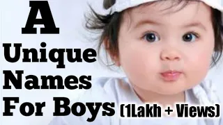 Baby Boy Names/Unique Boy Names start with A 2021@kindergarden4176
