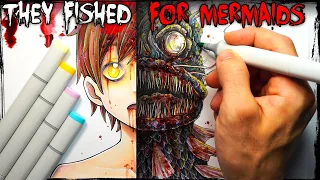 "Mermaid Meat" Creepypasta Story + Drawing (Scary Stories)