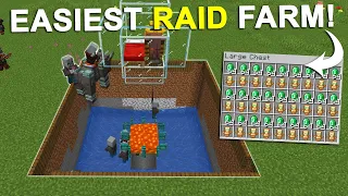 Minecraft EASY Raid Farm BEST DESIGN For Insane Loot 1.20 Tutorial