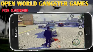 TOP 5 Open World GANGSTER Games For Android 2022 | HIGH GRAPHICS (Online/Offline)