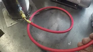 DIY lost wax vacuum canister to add vacuum while pouring metal