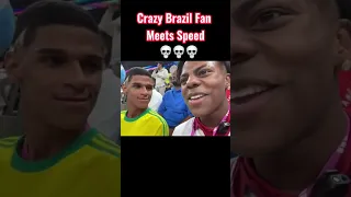Crazy Brazil Fan Barks At iShowSpeed 😂