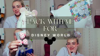 PACK WITH ME FOR WALT DISNEY WORLD! | CHATTY, TIPS & TRICKS :-) | SEPTEMBER 2023