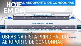 Pista principal do aeroporto de Congonhas é fechada para obras