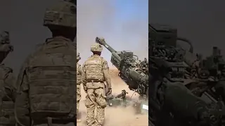 US Army Artillery Fire