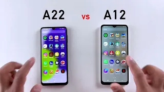 SAMSUNG A22 vs A12 in 2022 - SPEED TEST