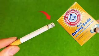 Pour super glue on cigarette butts and mix baking soda! plastic recovery