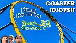 A Coaster Idiot Day Trip to Kings Dominion & Busch Gardens Williamsburg