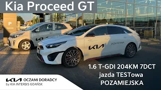 Kia Proceed GT [1.6 T-GDI 204KM 7DCT] Pozamiejska JAZDA TESTowa wersją GT w PEŁNEJ konfiguracji | 4K