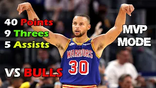 Stephen Curry 40 Points Highlights vs The Chicago Bulls ! ( 12.11.2021 )