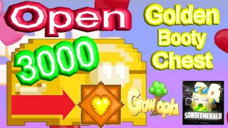 Open 3000 Golden Booty Chest !!!!! Got GHC !!!!!!!!!!? | Growtopia