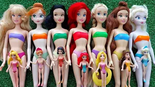 Disney Princess Doll Makeover ~ DIY Miniature Ideas for Barbie - Wig, Dress, Faceup, and More! DIY