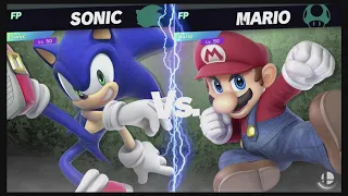 Super Smash Bros Ultimate Amiibo Fights – Request #14810 Sonic vs Mario