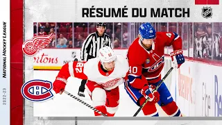 Les Canadiens blanchis par les Red Wings | Red Wings @ Canadiens | Faits saillants en français 04/04