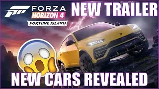 Forza Horizon 4: NEW FORTUNE ISLAND TRAILER AND NEW CARS!!!
