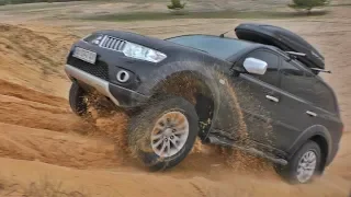 КРУТОЙ ПОДЪЁМ. MITSUBISHI Pajero Sport vs SUZUKI Grand Vitara vs НИВА vs SUBARU Forester. OFF-ROAD