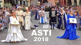 Palio di Asti 2018 Corteo Storico composto da circa 1200 figuranti. Historical procession