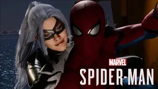 MARVEL'S SPIDER-MAN - Black Cat All CUTSCENES (The Heist DLC) | PS4 Gameplay