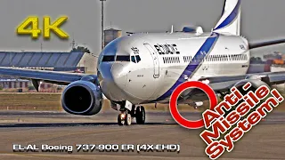 El-AL Boeing 737-958 (ER) (4X-EHD) Anti Missile System!